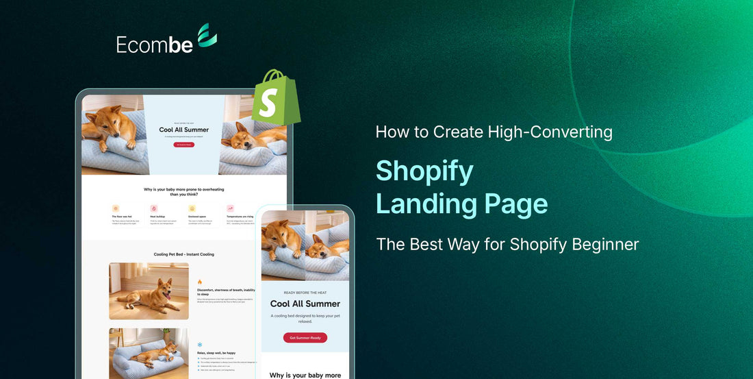 How to Create a Shopify Landing Page with Ecombe