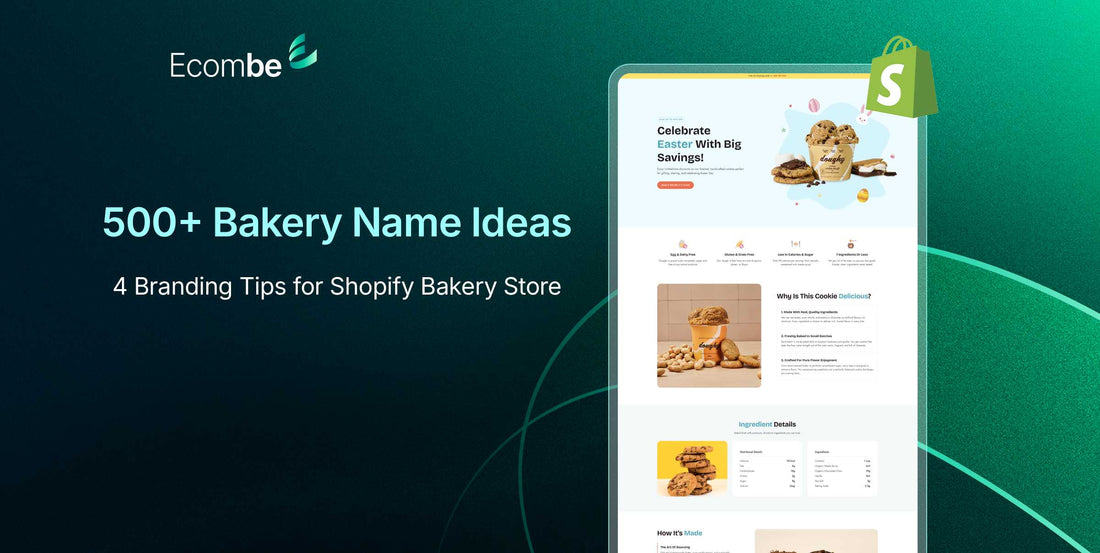500+ Bakery Name Ideas: Branding Tips for Shopify store (2026)
