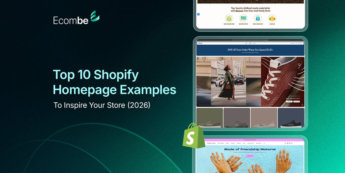 Top 10 Shopify Homepage Examples