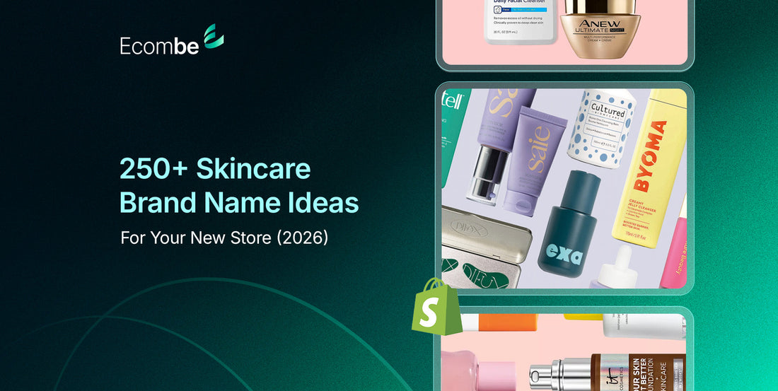 skincare name ideas for new store