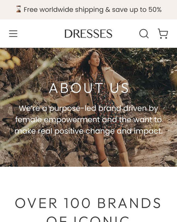 Claré - Clothing About Page Template for Shopify | Ecombe