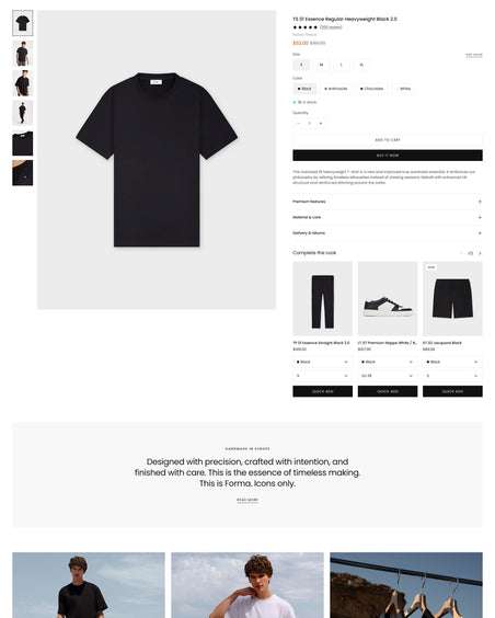 Arche - Clothing Product Page Template for Shopify | Ecombe