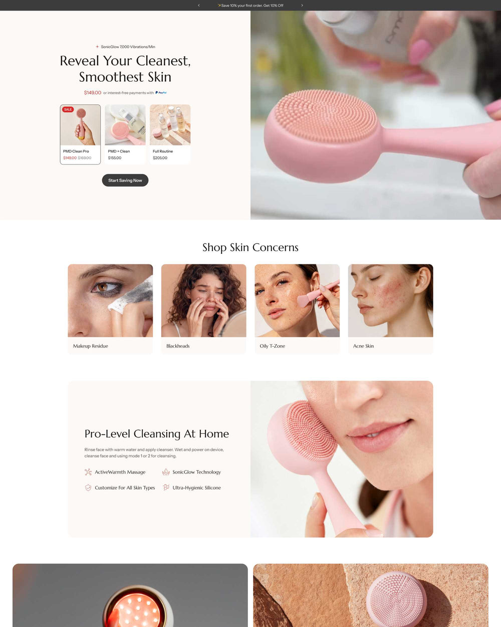Cleora - Beauty Landing Page Template for Shopify | Ecombe