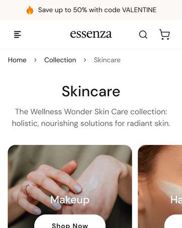 Essenza - Beauty Collection Page Template for Shopify | Ecombe
