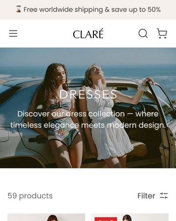 Novaire - Clothing Collection Page Template for Shopify | Ecombe