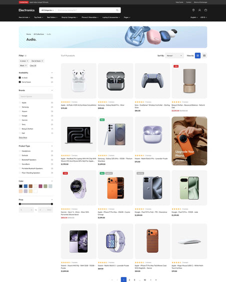 Torvex - Electronics Collection Page Template for Shopify | Ecombe