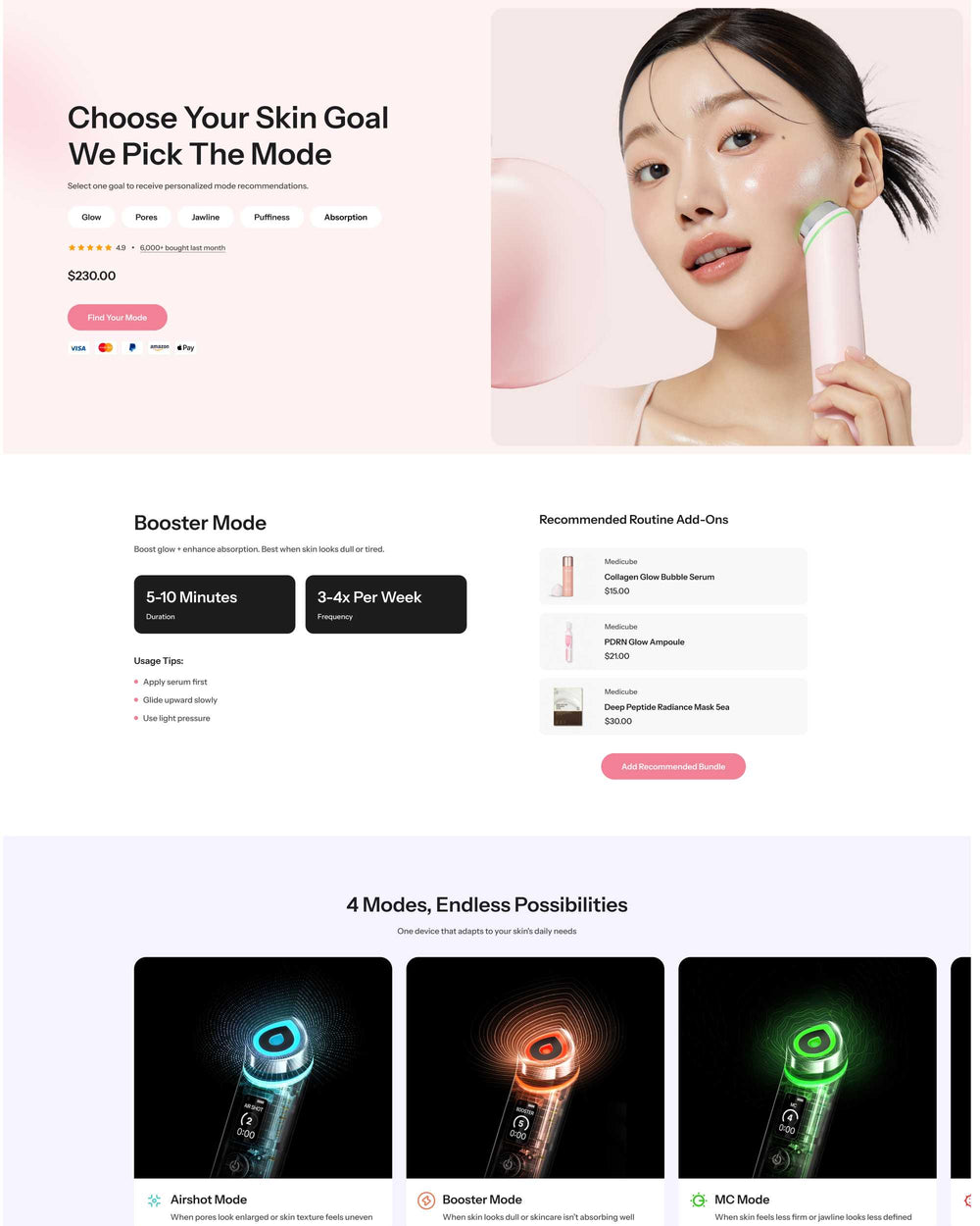 Derivon - Beauty Landing Page Template for Shopify | Ecombe