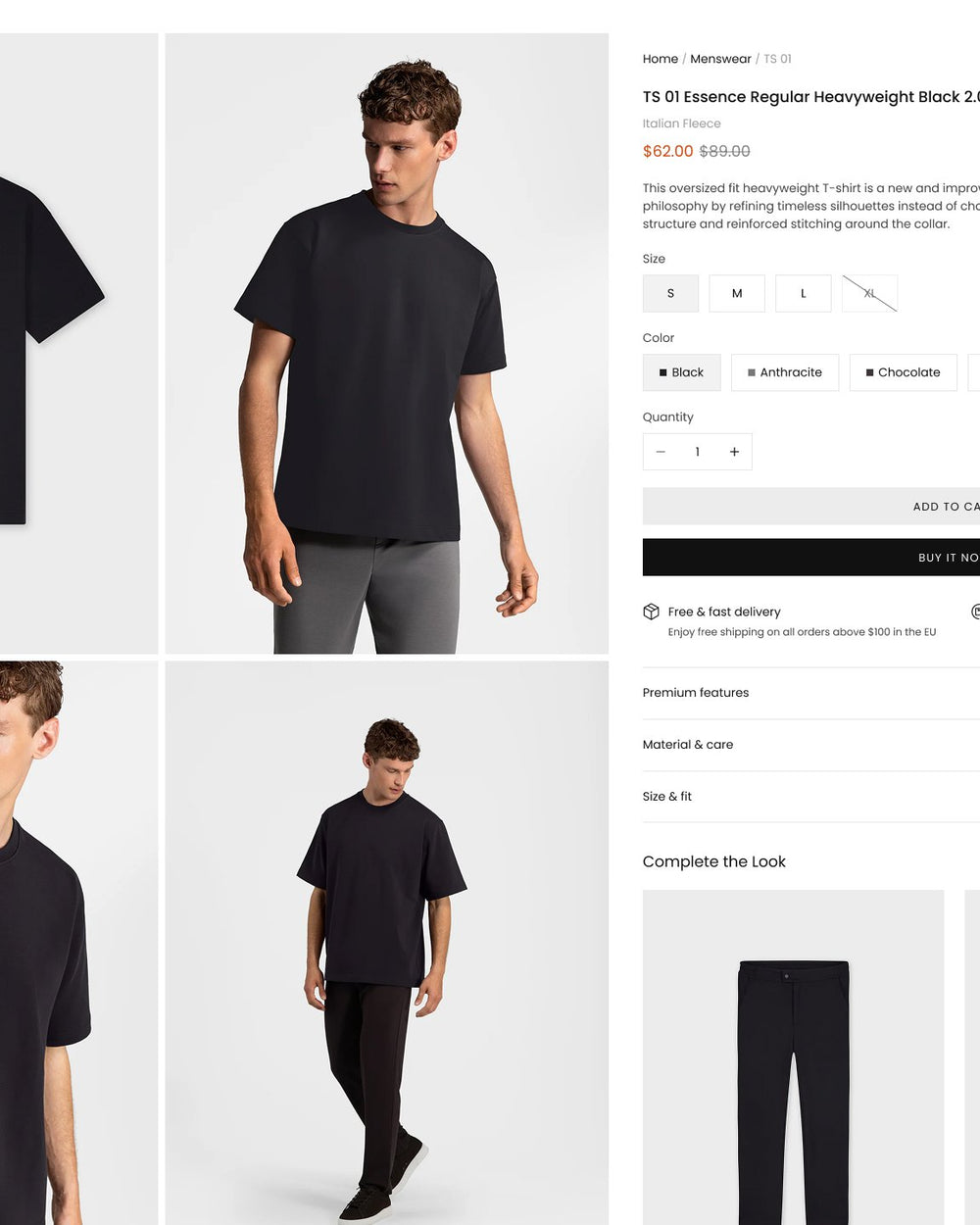 Essen - Clothing Product Page Template for Shopify | Ecombe