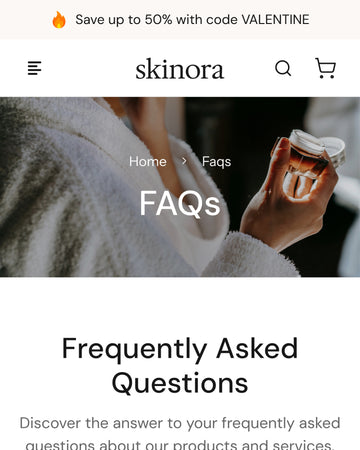 Skinora - Beauty FAQ Page Template for Shopify | Ecombe