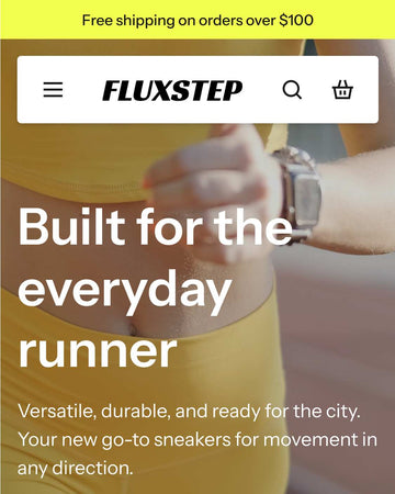 Fluxstep - Shoes Homepage Template for Shopify | Ecombe