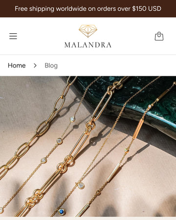 Malandra - Jewelry & Accessories Blog Post Page Template for Shopify | Ecombe