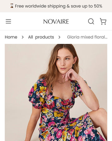 Novaire - Clothing Product Page Template for Shopify | Ecombe