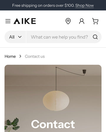 Aike - Home Contact Page Template for Shopify | Ecombe