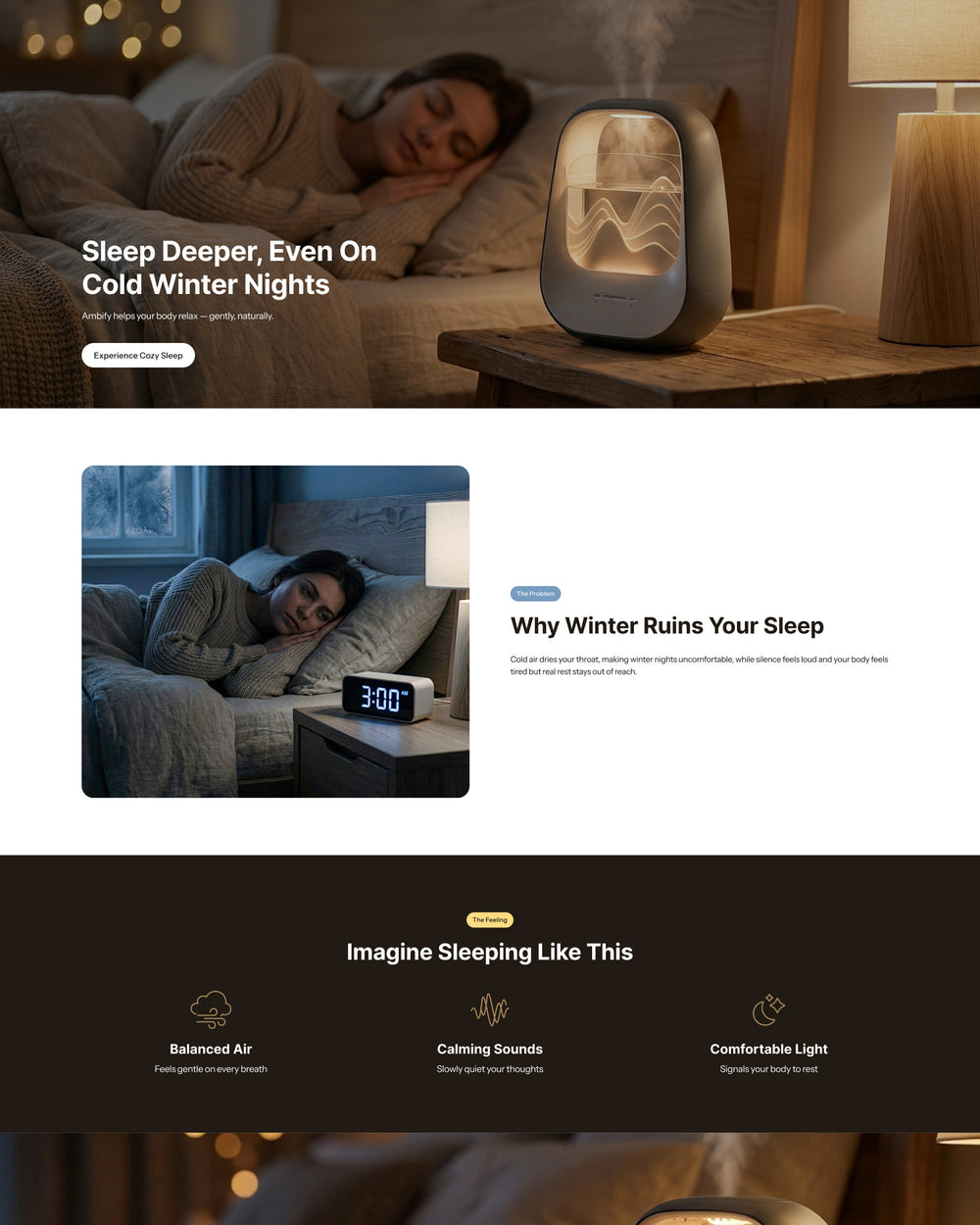 Ambify - Wellness Landing Page Template for Shopify | Ecombe