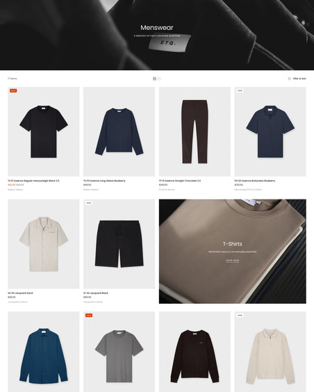Arche - Clothing Collection Page Template for Shopify | Ecombe