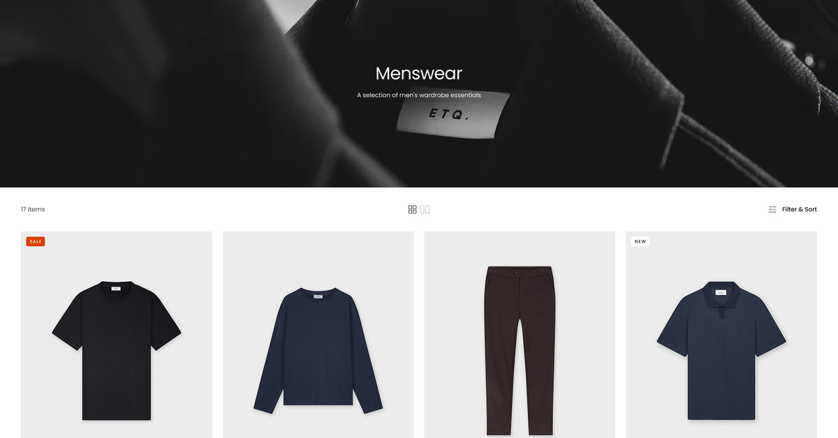 Arche - Clothing Collection Page Template for Shopify | Ecombe