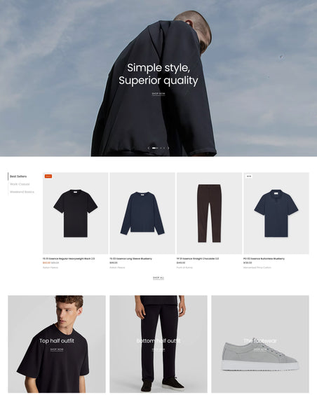 Arche - Clothing Homepage Template for Shopify | Ecombe