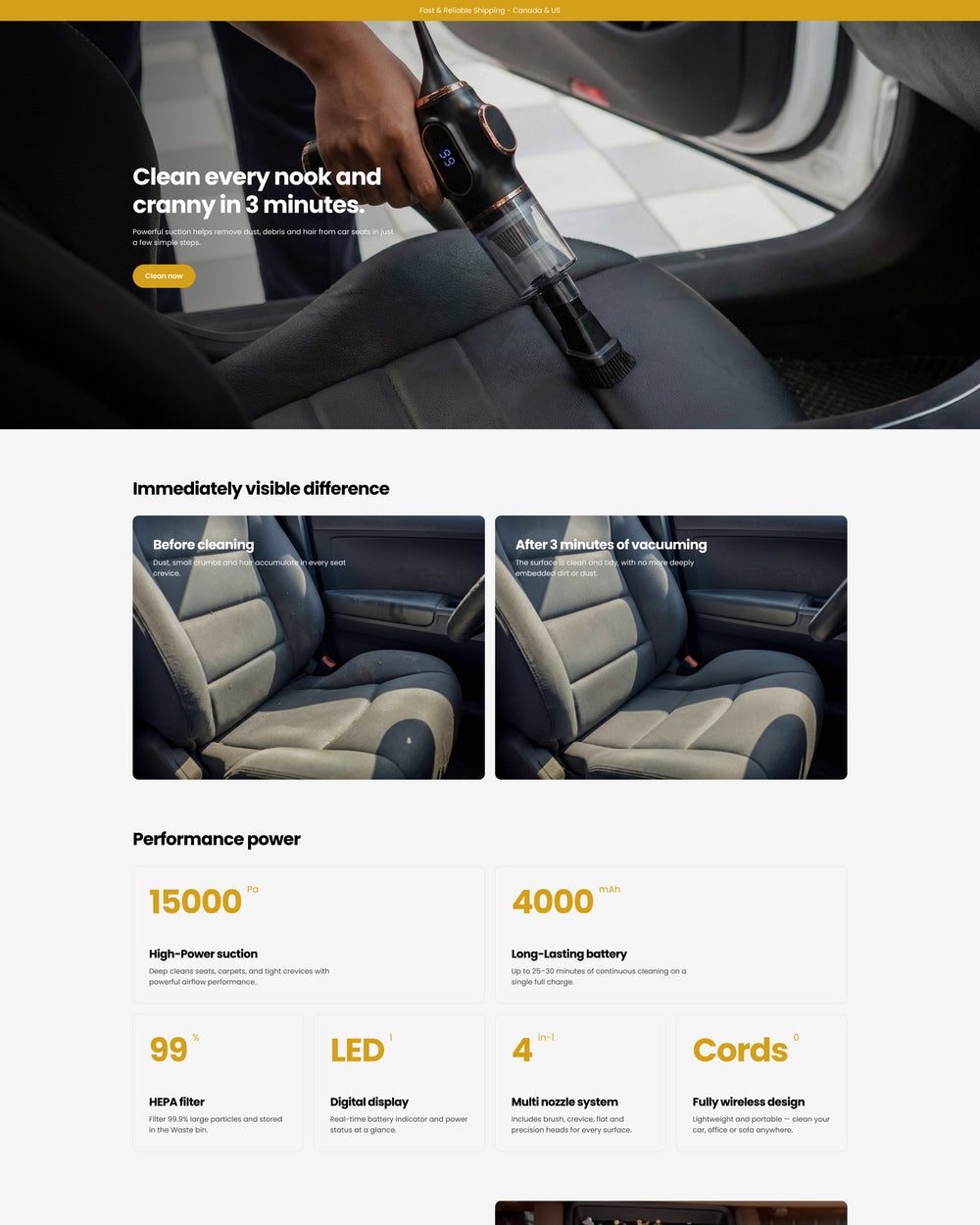 Autivra - Auto Landing Page Template for Shopify | Ecombe