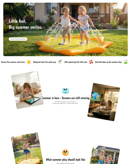 Bluppy - Toys Landing Page Template for Shopify | Ecombe