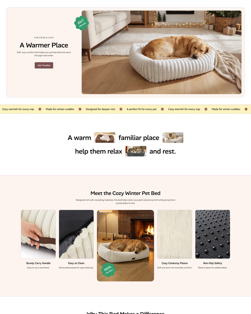 Nuzzle - Pets Landing Page Template for Shopify | Ecombe