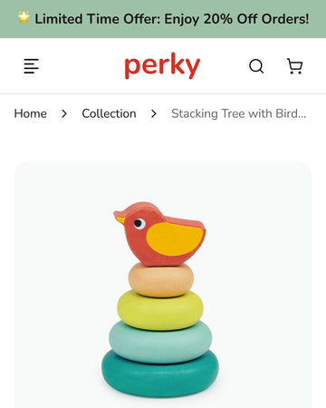 Perky - Toys Product Page Template for Shopify | Ecombe