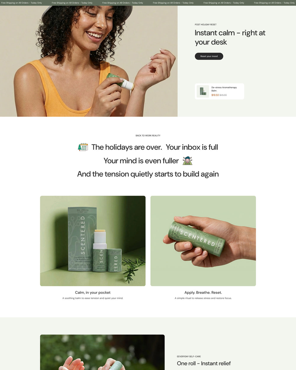 Pressly - Wellness Landing Page Template for Shopify | Ecombe