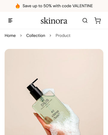 Skinora - Beauty Product Page Template for Shopify | Ecombe