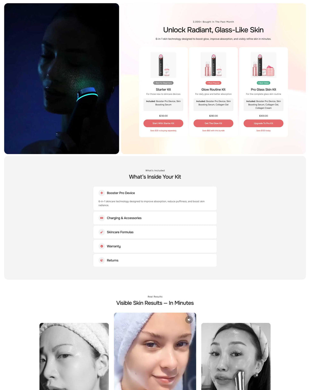 Skizion - Beauty Landing Page Template for Shopify | Ecombe