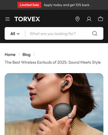 Torvex - Electronics Blog Post Page Template for Shopify | Ecombe