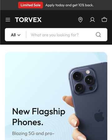 Torvex - Electronics Homepage Template for Shopify | Ecombe