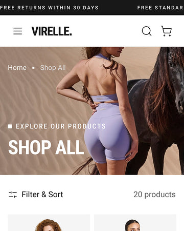 Virelle - Clothing Collection Page Template for Shopify | Ecombe