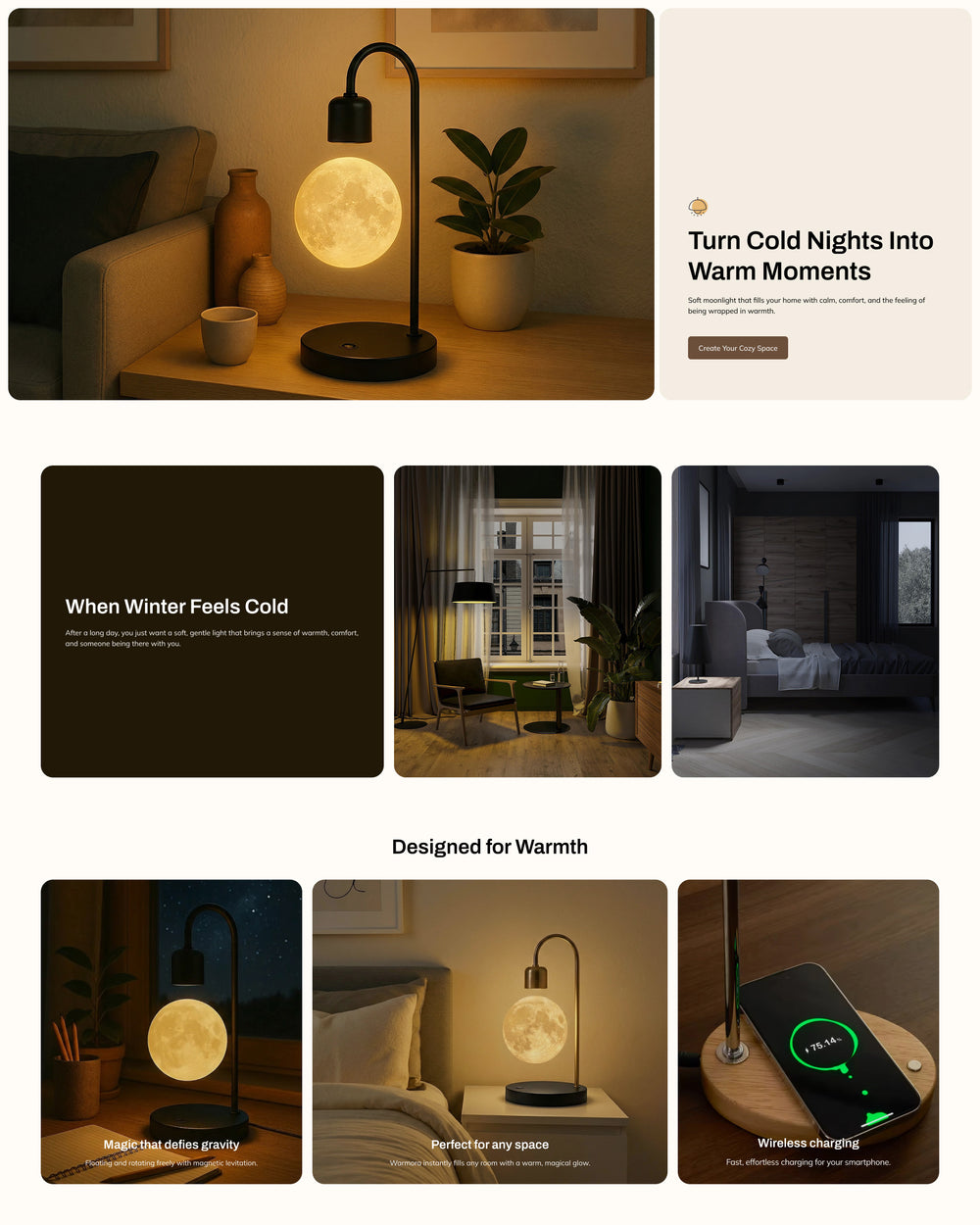 Warmora - Home & Decor Landing Page Template for Shopify | Ecombe